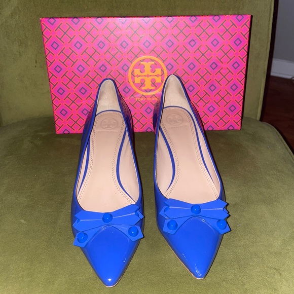 Tory Burch Aurora Pump- cobalt blue - Picture 2 of 7
